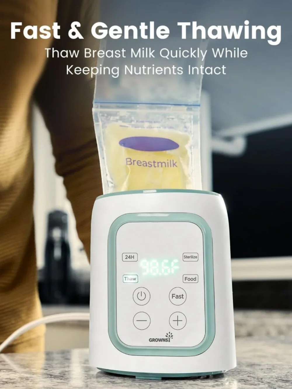 8-in-1 Fast Bottle Warmer with Timer | Multi-Use, Safe Material, Precise Temp